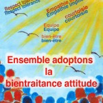 L’affiche gagnante, réalisée par l’équipe d’orthopédie.
