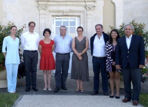 Inès de Russé, Aurélien Delas, Cécile Beneux, le Dr Raul Chomnales, Séverine Masson, le Dr Adolfo Pereyra Rozas, Stella Juste et Jorge Noceti