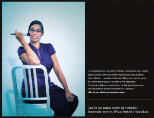 Exposition photo "Ma vie passe avant la maladie" du 17 au 27 octobre de l'association France Psoriasis dans le hall de Jean-Bernard.