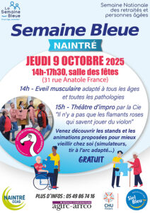 Affiche semaine bleue naintré