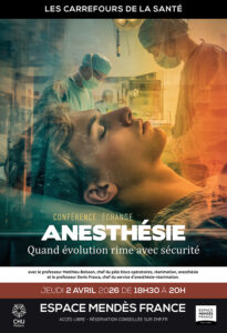 Affiche conférence anesthésie