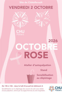 Octobre rose 2026 stand Châtellerault